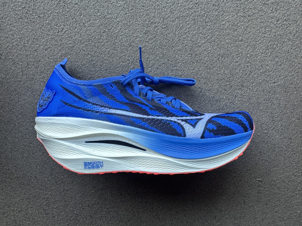 ミズノ ウエーブリベリオンプロ3 道外側写真