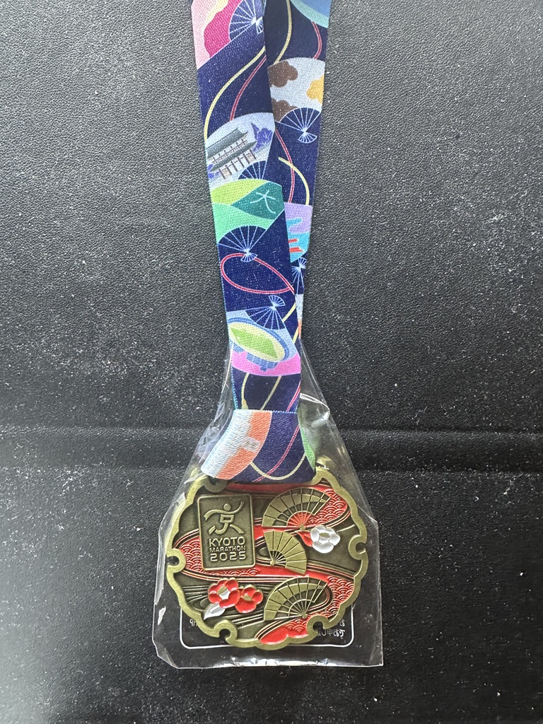 京都マラソン2025完走メダル