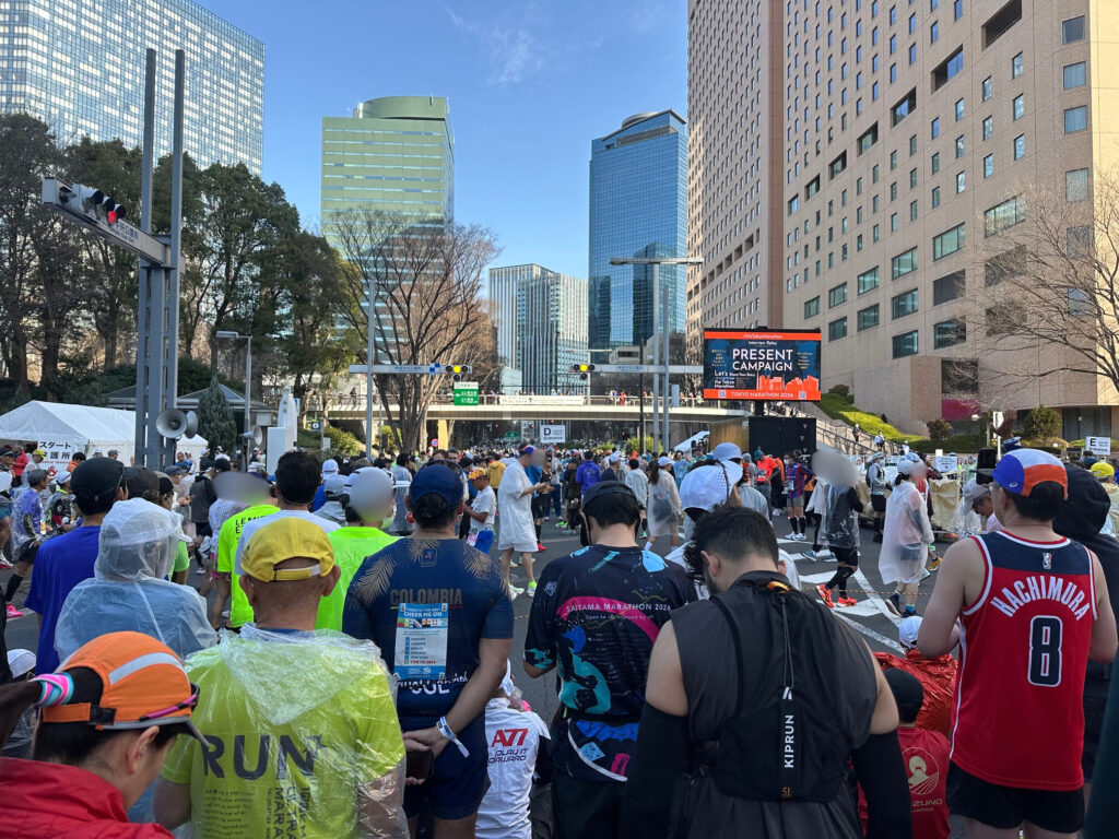 東京マラソン2026　スタート前