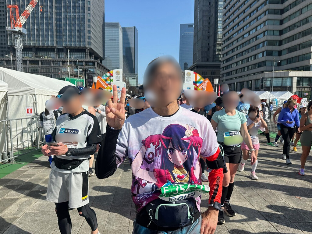東京マラソン2026ゴールイン