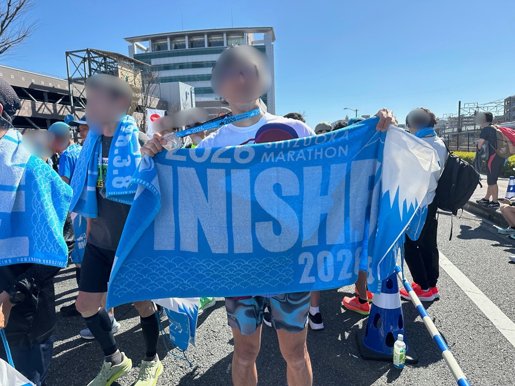 静岡マラソン　フィニッシュ