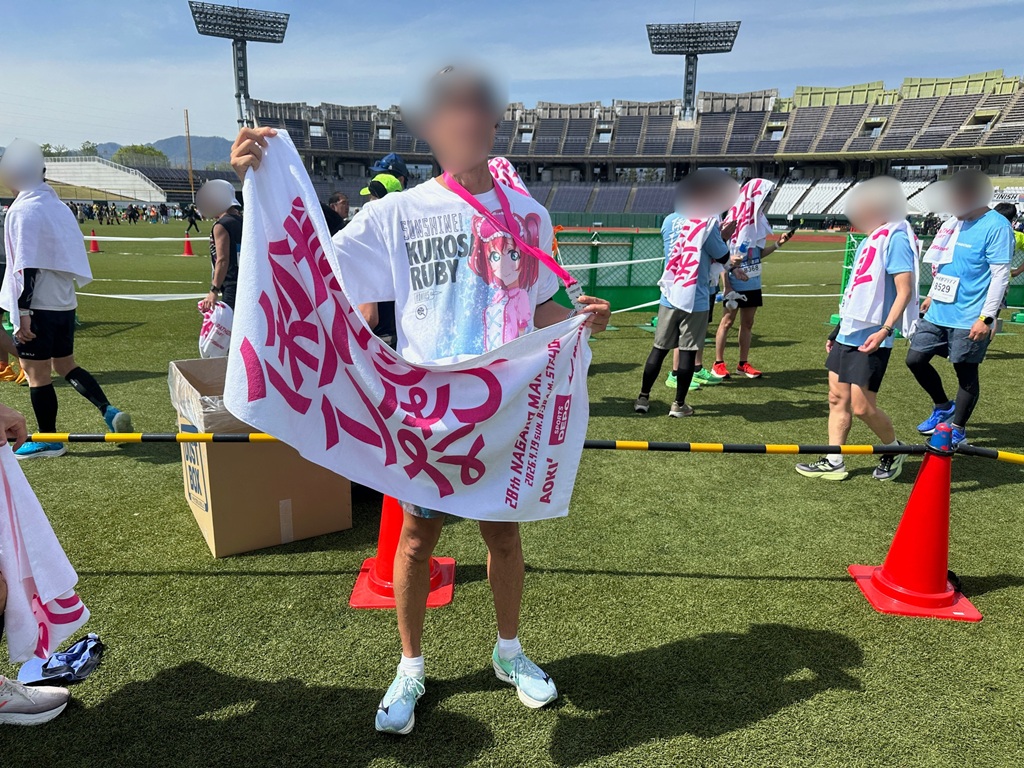 長野マラソンフィニッシュ